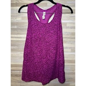Athleta - Burgundy pink nylon stretch racerback tank, 1X #M